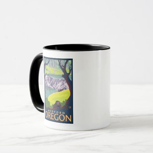 Familie Biaver - Medford, Oregon Tasse (Vorderseite Links)