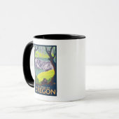 Familie Biaver - The Dalles, Oregon Tasse (Vorderseite Links)