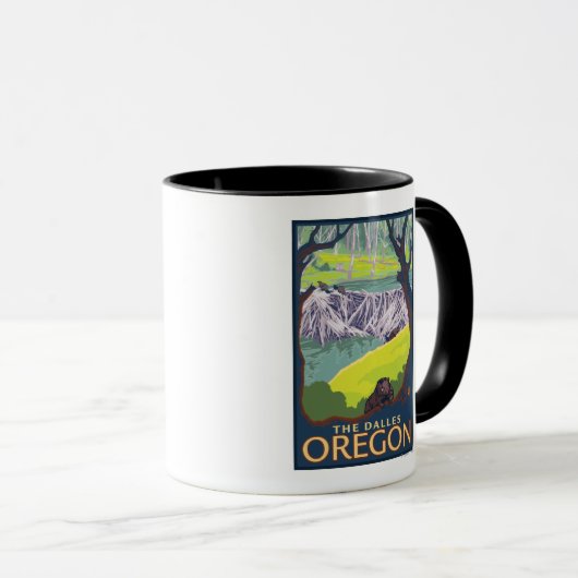 Familie Biaver - The Dalles, Oregon Tasse (VorderseiteRechts)