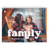 Familie | Boho Text Overlay mit Ihren Fotos Kalender (Titelbild)
