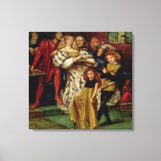 Familie Borgia, 1863 Leinwanddruck (Vorderseite)