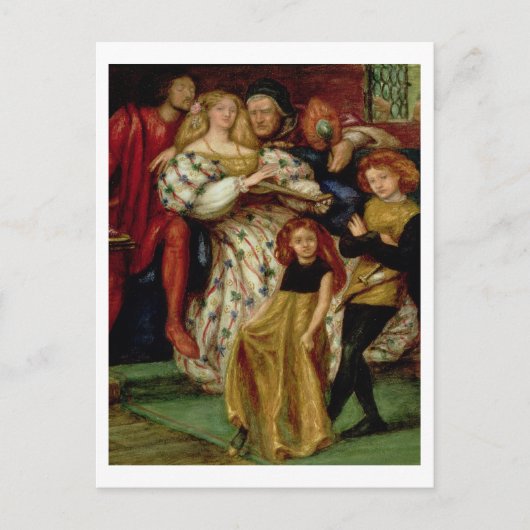 Familie Borgia, 1863 Postkarte (Vorderseite)