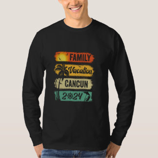 Familie Cancun Urlaub 2024 SonnenMatching Group F T-Shirt