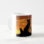 Familie Cheetah Kaffeetasse (Vorderseite Links)