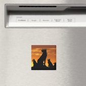 Familie Cheetah Magnet (In Situ (Geschirrspüler))