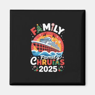 Familie Chruitas 2025 Kreuzfahrt Familie Weihnacht Magnet
