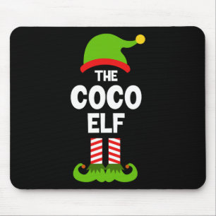 Familie Coco Elf Weihnachten passende Pyjama lusti Mousepad