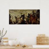 Familie Darius vor Alexander dem Großen Poster (Küche)