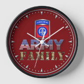 Familie der 82. Im Flugzeug Division Uhr (Vorderseite)