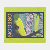 Familie der Biber Fleecedecke (Vorderseite (Horizontal))