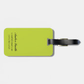 Familie der Biber Gepäckanhänger (Rückseite horizontal)