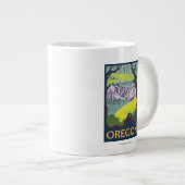 Familie der Biber Jumbo-Tasse (Vorderseite Rechts)