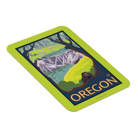 Familie der Biber Magnet (Rechte Seite)