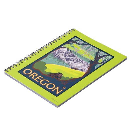 Familie der Biber Notizblock (Linke Seite)