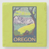 Familie der Biber Steinuntersetzer (Vorderseite)