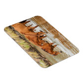 Familie der Braunen Pferde am Fluss Magnet (Rechte Seite)