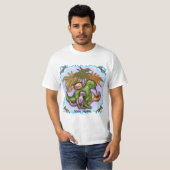 Familie der Dinosaurier T-Shirt (Vorne ganz)