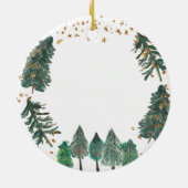 Familie der drei ersten Weihnachten als eine Keramik Ornament (Hinten)