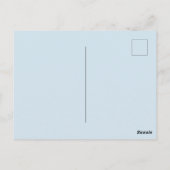 Familie der drei postkarte (Rückseite)