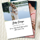 Familie der drei Vollschwangerschaften des Fotos Ankündigung