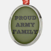 Familie der Ornament-Proud-Armee Silbernes Ornament (Links)
