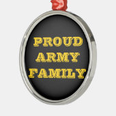 Familie der Ornament-Proud-Armee Silbernes Ornament (Links)