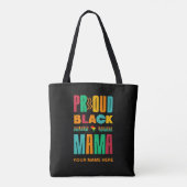 Familie der Proud Black Mama Black History Mons Tasche (Rückseite)