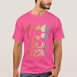 Familie der Vintage-Violin-Musik T-Shirt