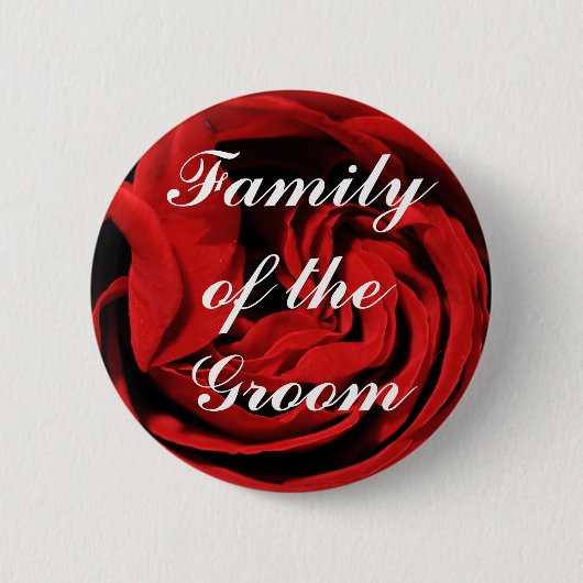 Familie des Bräutigams Button (Vorderseite)