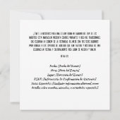 Familie Dia de los Muertos Celebration Einladung (Rückseite)