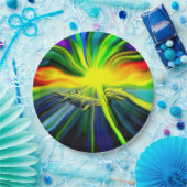 Familie Dolphin im Sonnenschein Pappteller (Party)