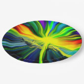 Familie Dolphin im Sonnenschein Pappteller (Schrägansicht)