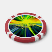 Familie Dolphin im Sonnenschein Pokerchips (Einzeln)