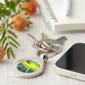 Familie Dolphin im Sonnenschein Schlüsselanhänger (Seite)