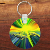 Familie Dolphin im Sonnenschein Schlüsselanhänger (Vorderseite)