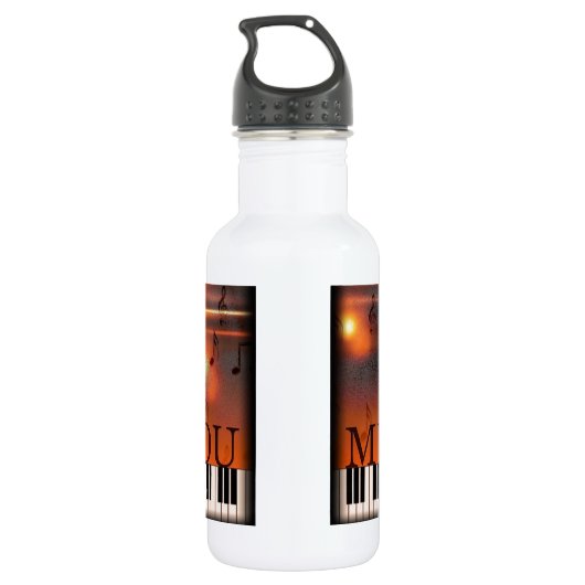 Familie Edelstahlflasche (Rückseite)