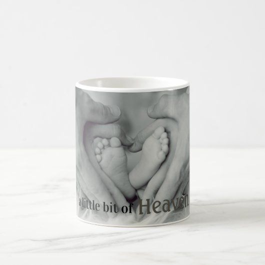 Familie - ein bisschen Himmel Kaffeetasse (Mittel)