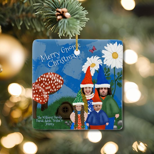 Familie erschaffen keramikornament