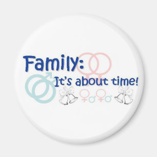 Familie-Es ist über Zeitmagneten Magnet