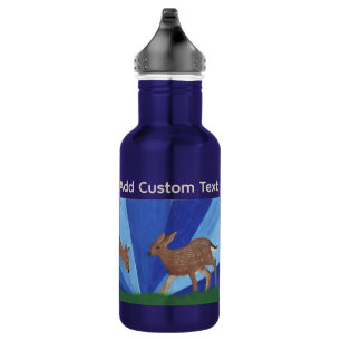 Familie Fawn Edelstahlflasche
