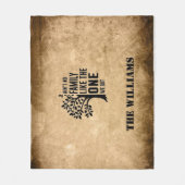 Familie Fleecedecke (Vorderseite)