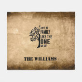 Familie Fleecedecke (Vorderseite (Horizontal))