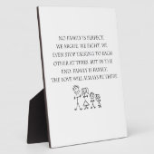 Familie Fotoplatte (Seite)