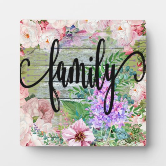 Familie Fotoplatte (Vorderseite)