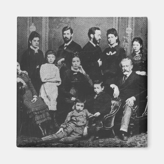 Familie Freud, c.1876 Magnet (Vorne)