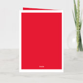 Familie Frohe Weihnachten (Rückseite)