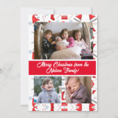 Familie Frohe Weihnachten (Vorderseite)