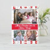 Familie Frohe Weihnachten (Stehend Vorderseite)