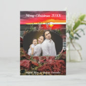 Familie Frohe Weihnachten Banderas Sunset 914 (Stehend Vorderseite)