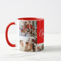 Familie frohe Weihnachten Glück Neujahr 4 Fotos